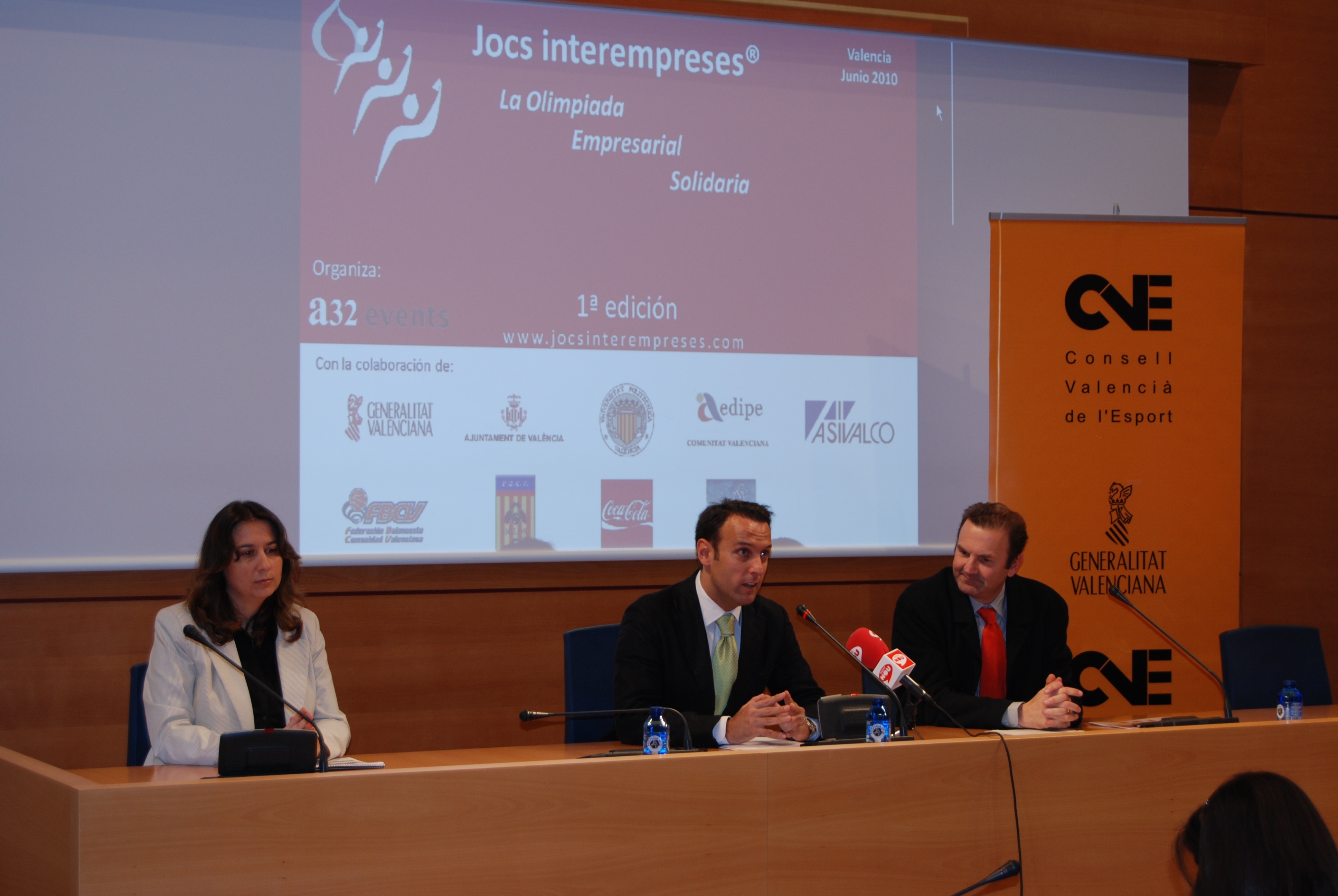 Roda de premsa a la Conselleria de Cultura i Esport de la Generalitat Valenciana