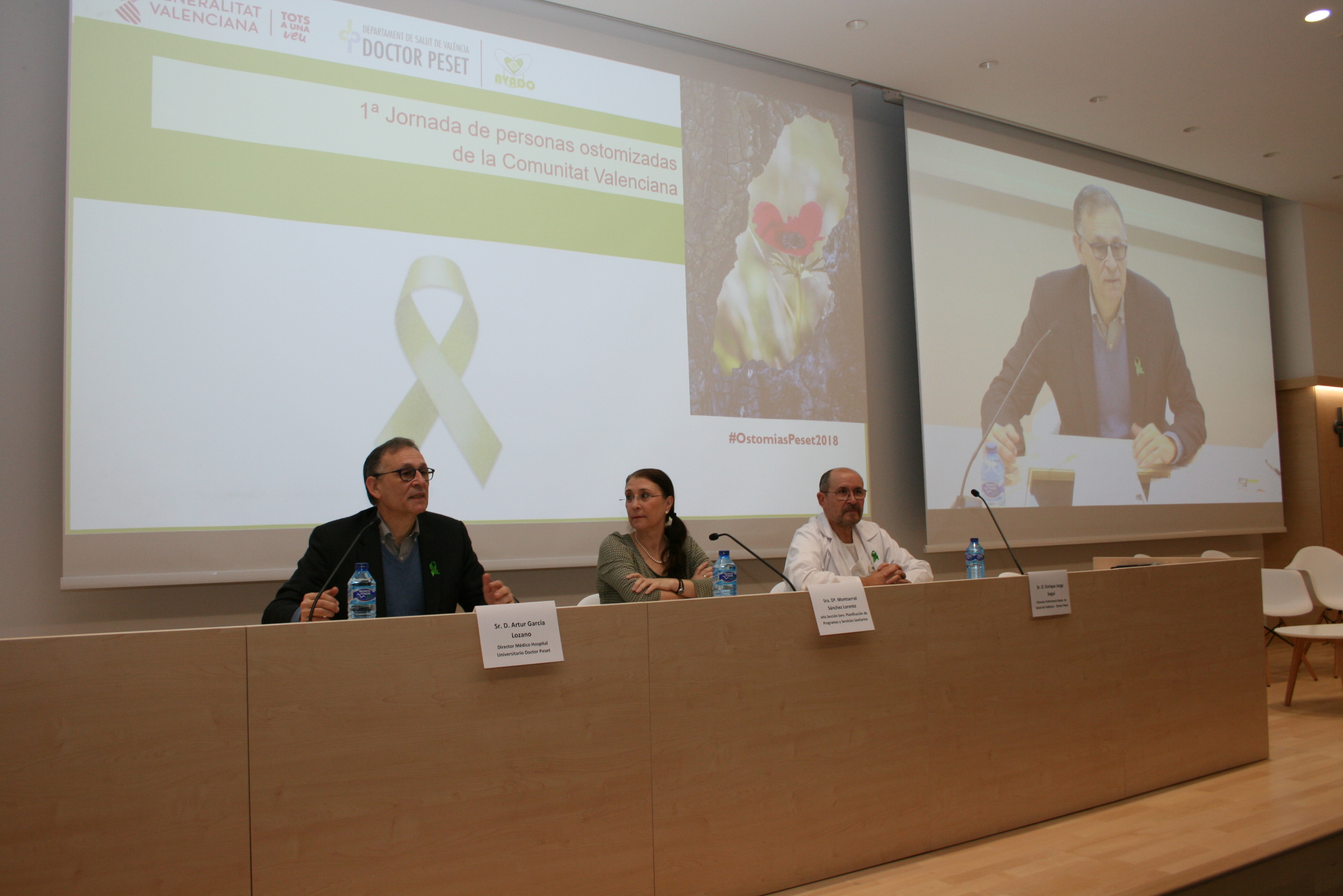 Personas ostomizadas de la Comunitat se reúnen en el Peset para dar visibilidad a su realidad cotidiana