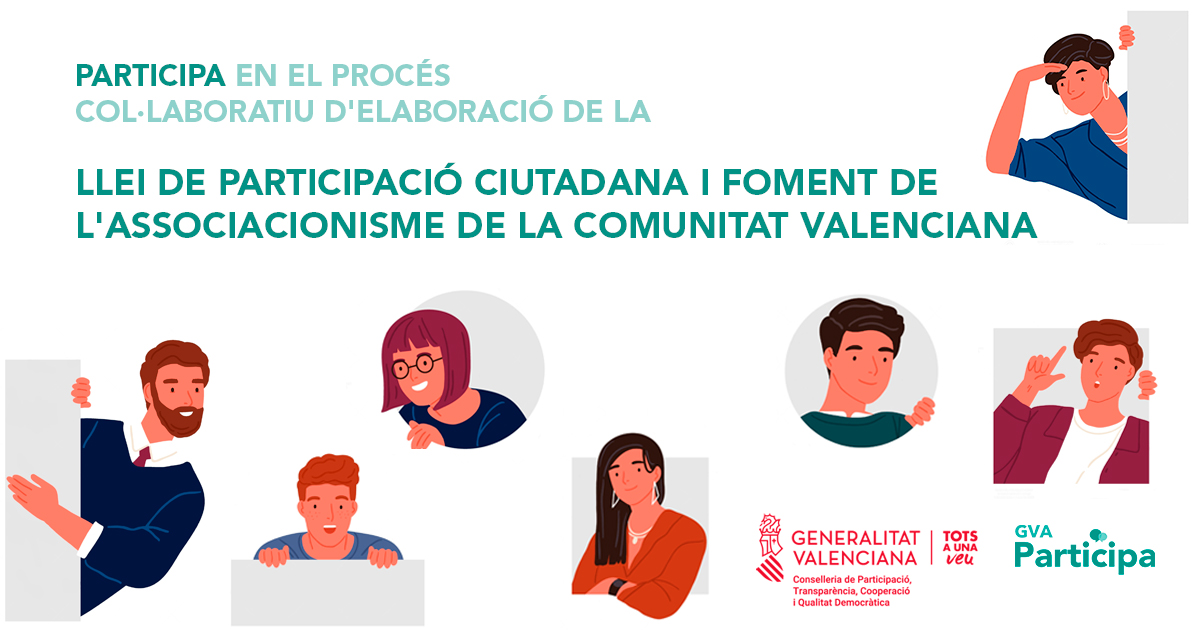 GVA.ES: La Generalitat obri el tràmit d&#39;informació pública del projecte de llei de participació ciutadana