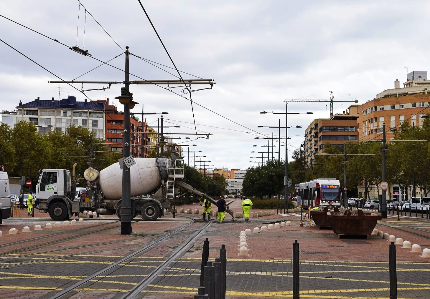 La Generalitat finaliza las obras de repavimentación de los cruces de la red tranviaria de Metrovalencia